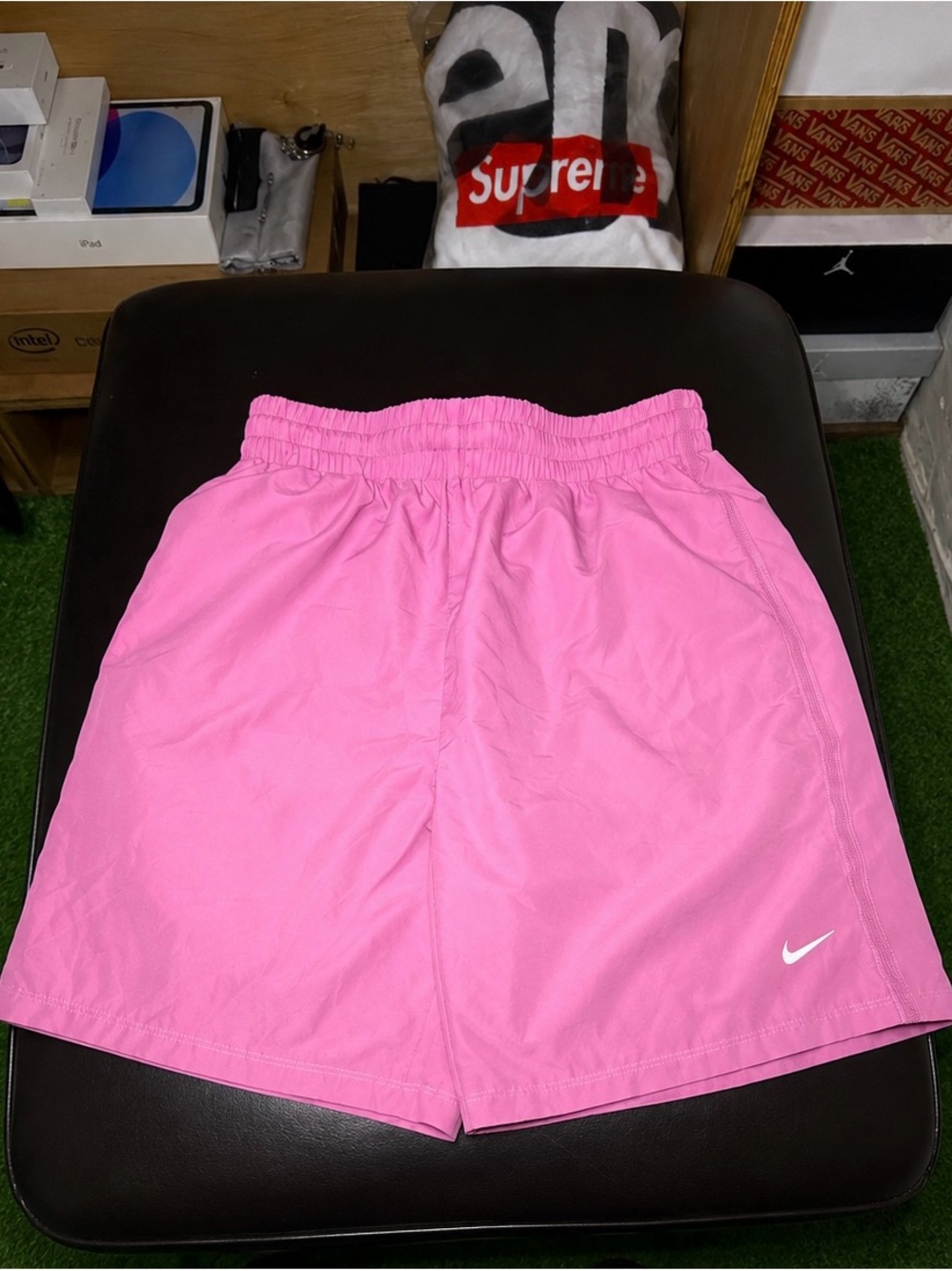 Pink Nike Athletic Shorts - Lightweight Active Design - Picture 1 of 1